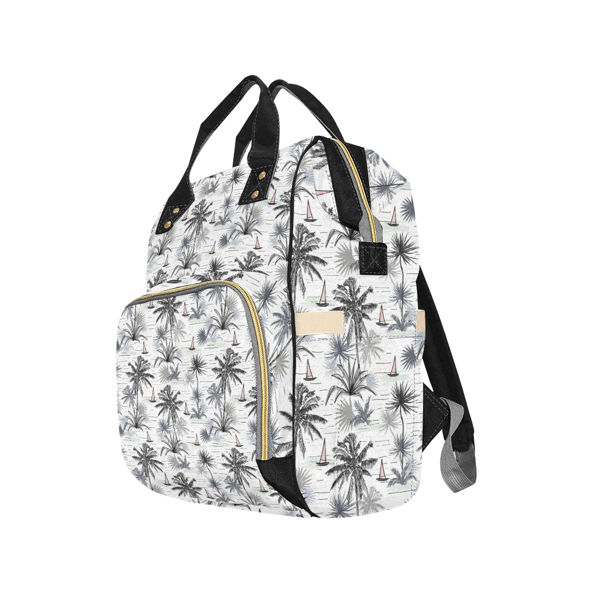 Pacific island Pattern Print Design A04 Diaper Bag Backpack