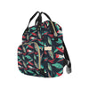 Fishing Bait Pattern Diaper Bag Backpack