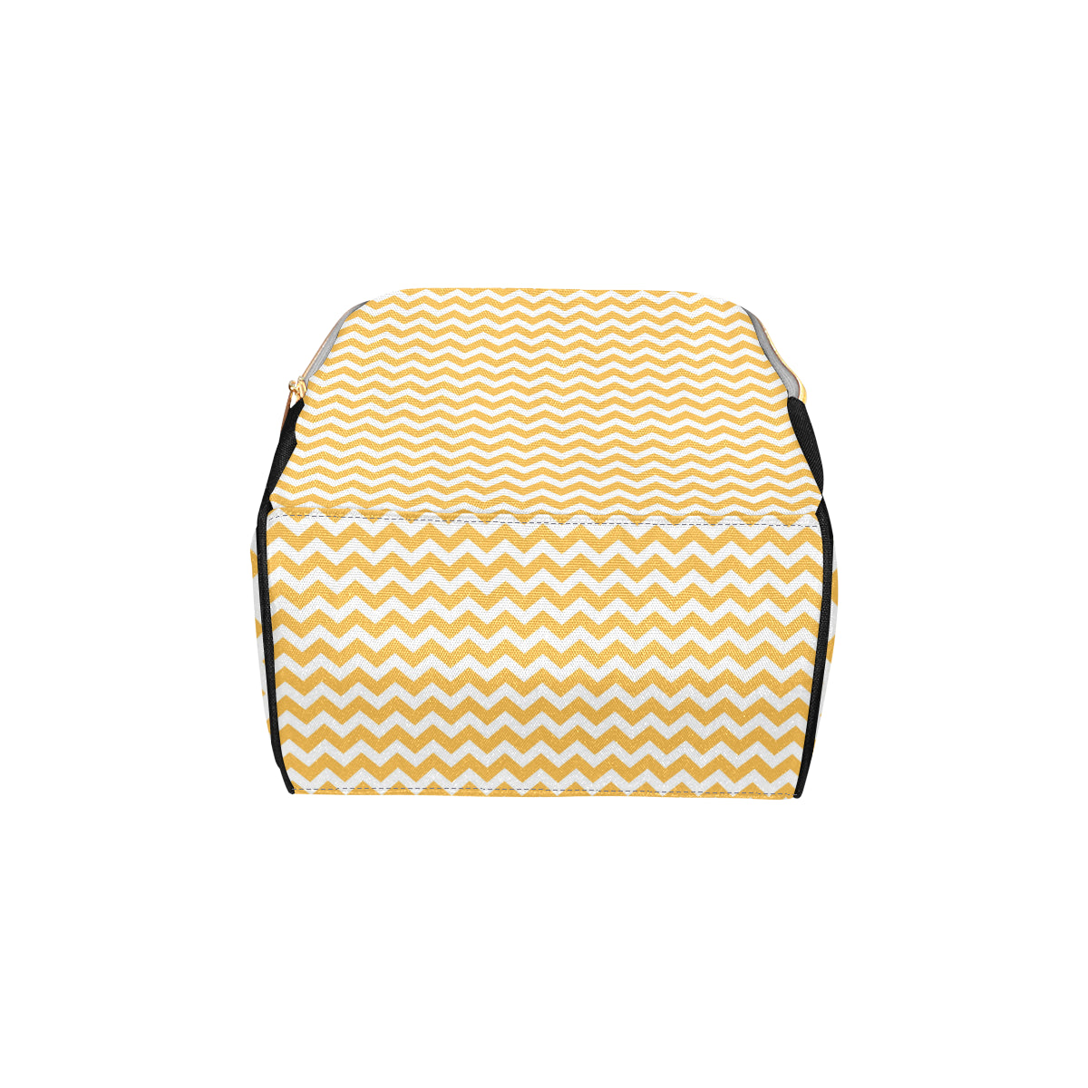 Chevron Orange Pattern Print Design 01 Diaper Bag Backpack