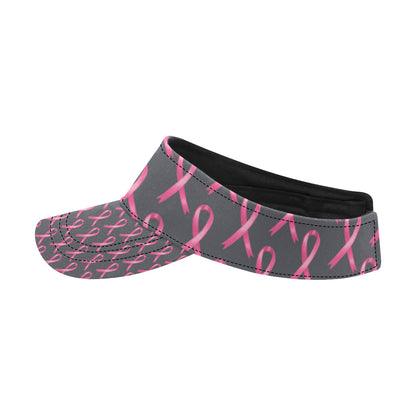 Breast Cancer Awareness Pattern Unisex Sun Visor