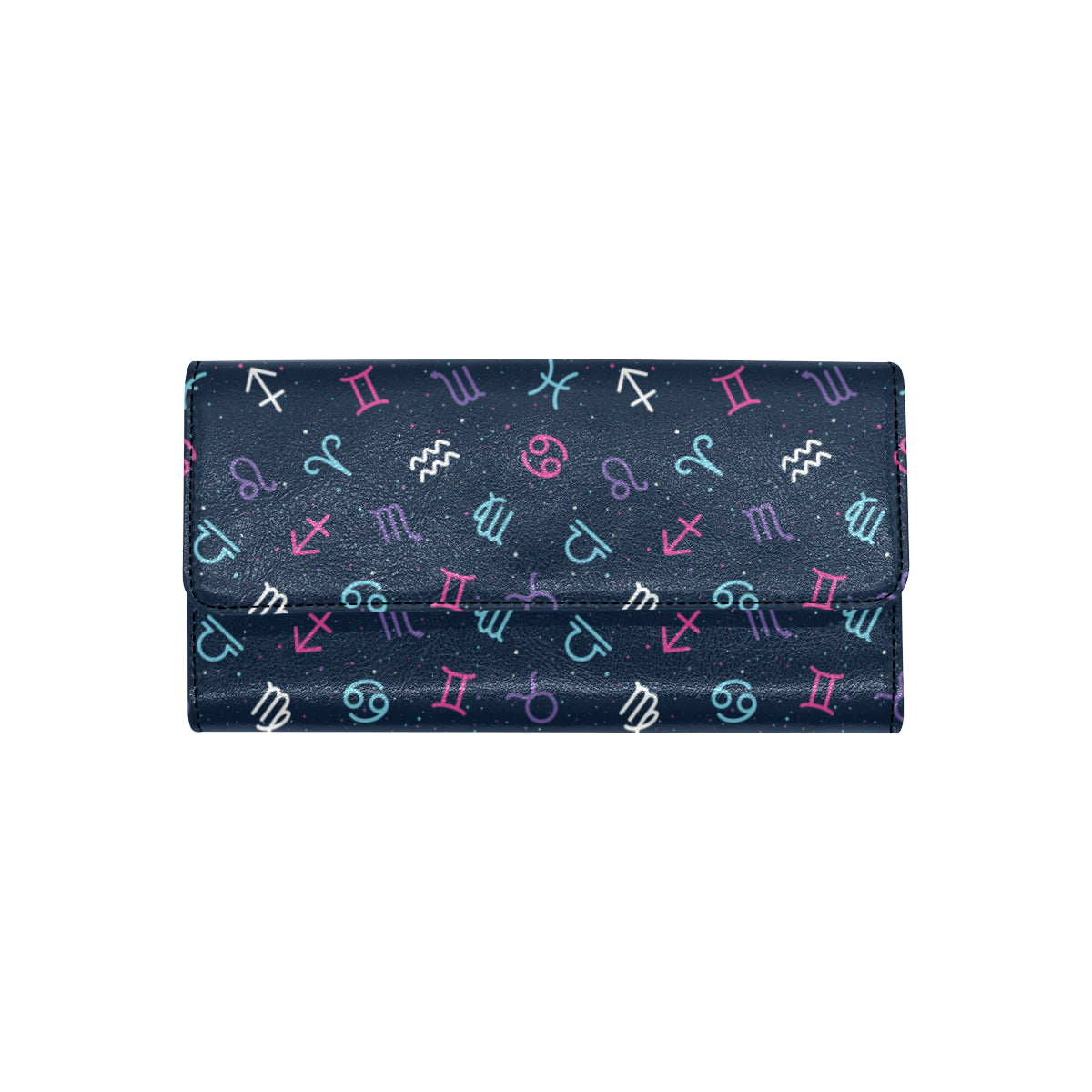 Constellation Pattern Print Design 04 Women's Trifold Wallet