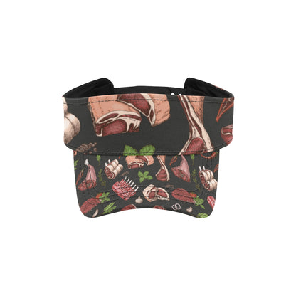 Meat Pattern Print Design 02 Unisex Sun Visor