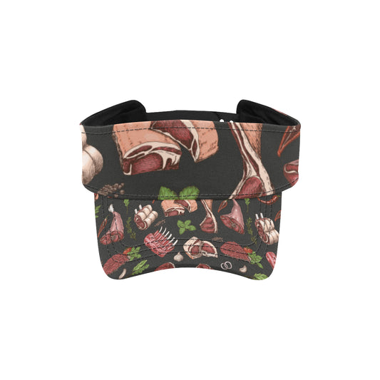 Meat Pattern Print Design 02 Unisex Sun Visor