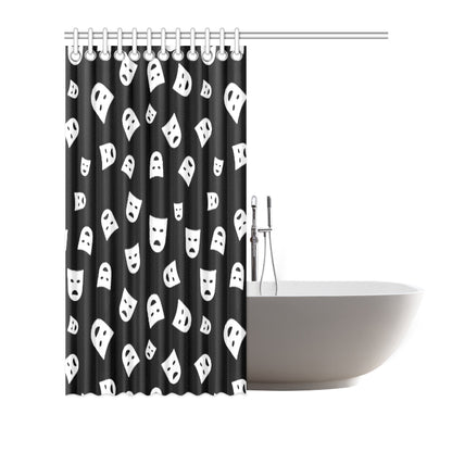 Acting Mask Pattern Print Design 03 Shower Curtain