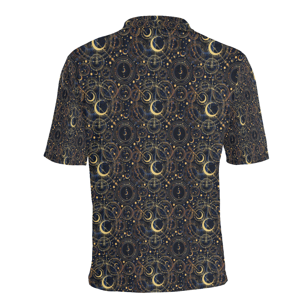 Celestial Pattern Print Design 04 Men Polo Shirt