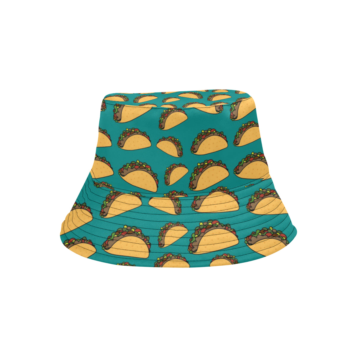 Taco Pattern Print Design TC07 Unisex Bucket Hat