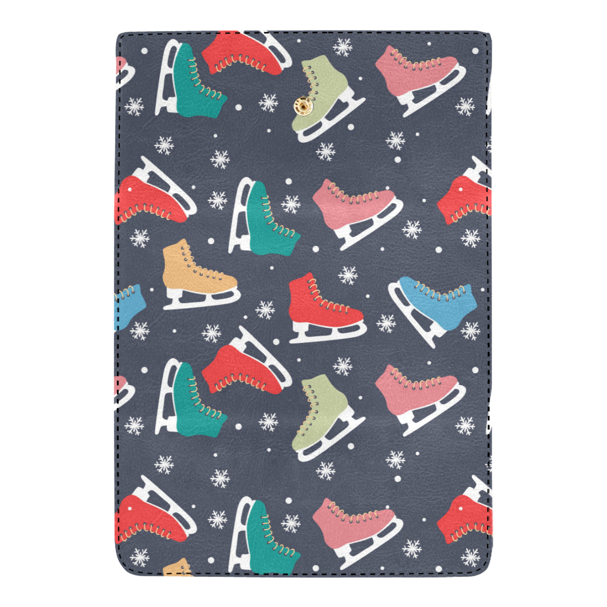 Ice Skate Pattern Print Design 04 Women's Trifold Wallet