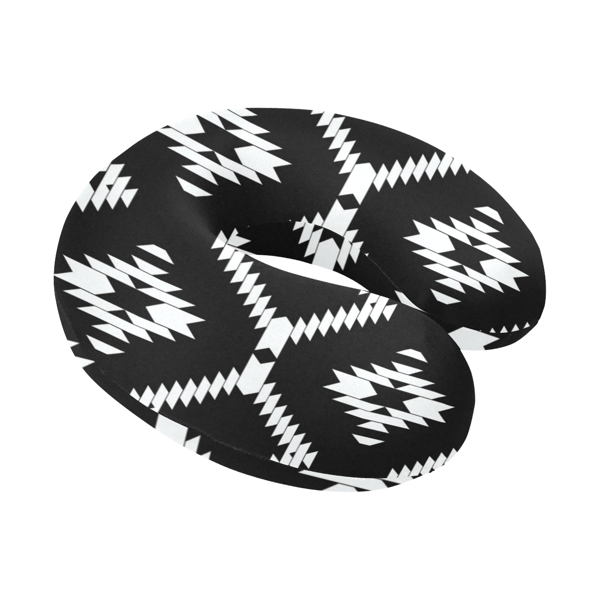Native Pattern Print Design A04 U-Shaped Travel Neck Pillow