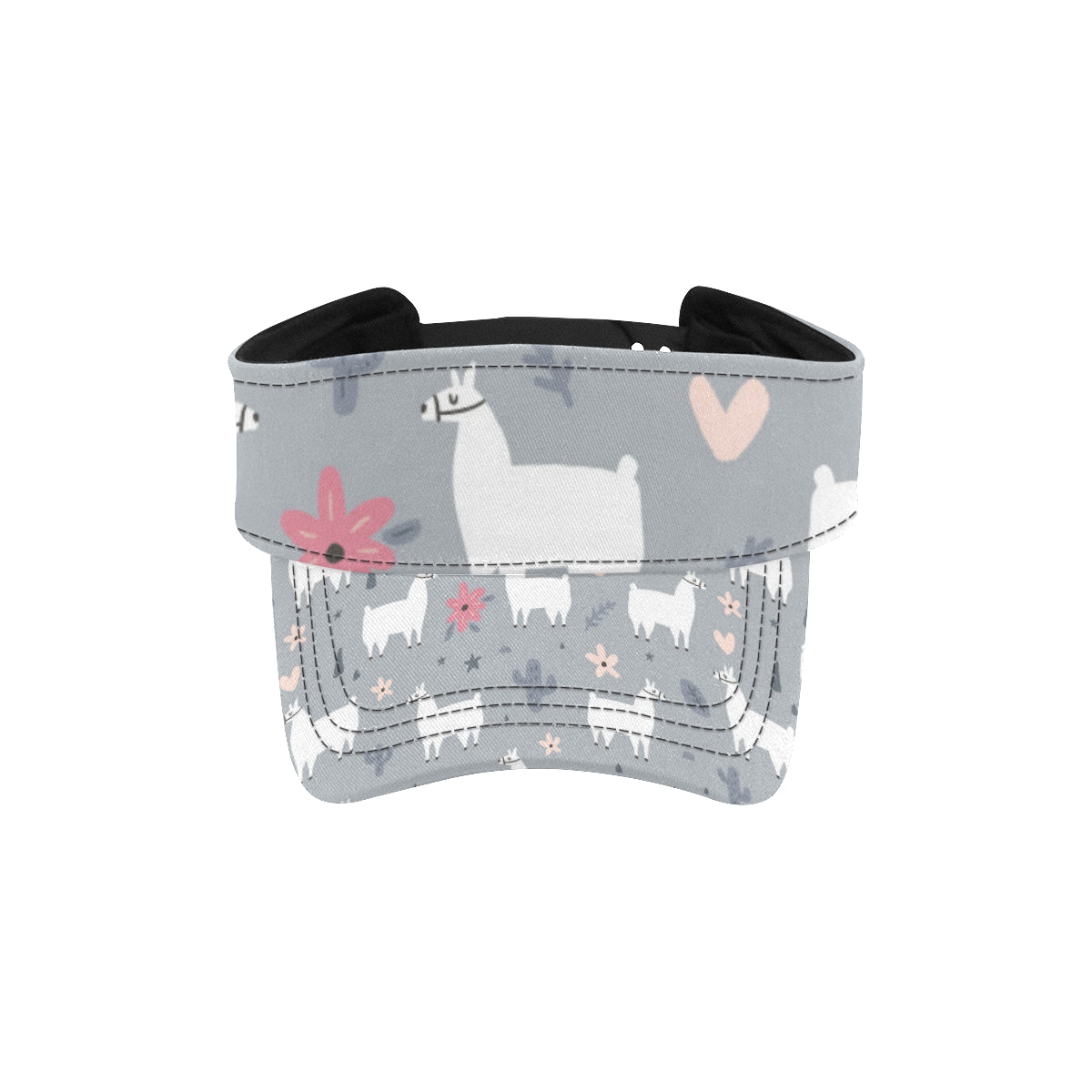 Llama Pattern Print Design 010 Unisex Sun Visor