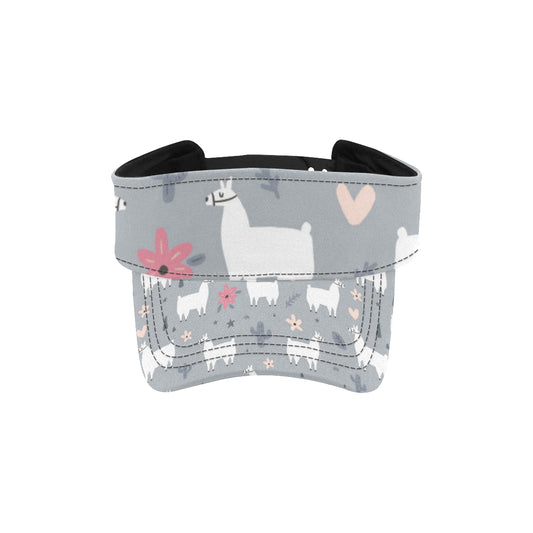 Llama Pattern Print Design 010 Unisex Sun Visor