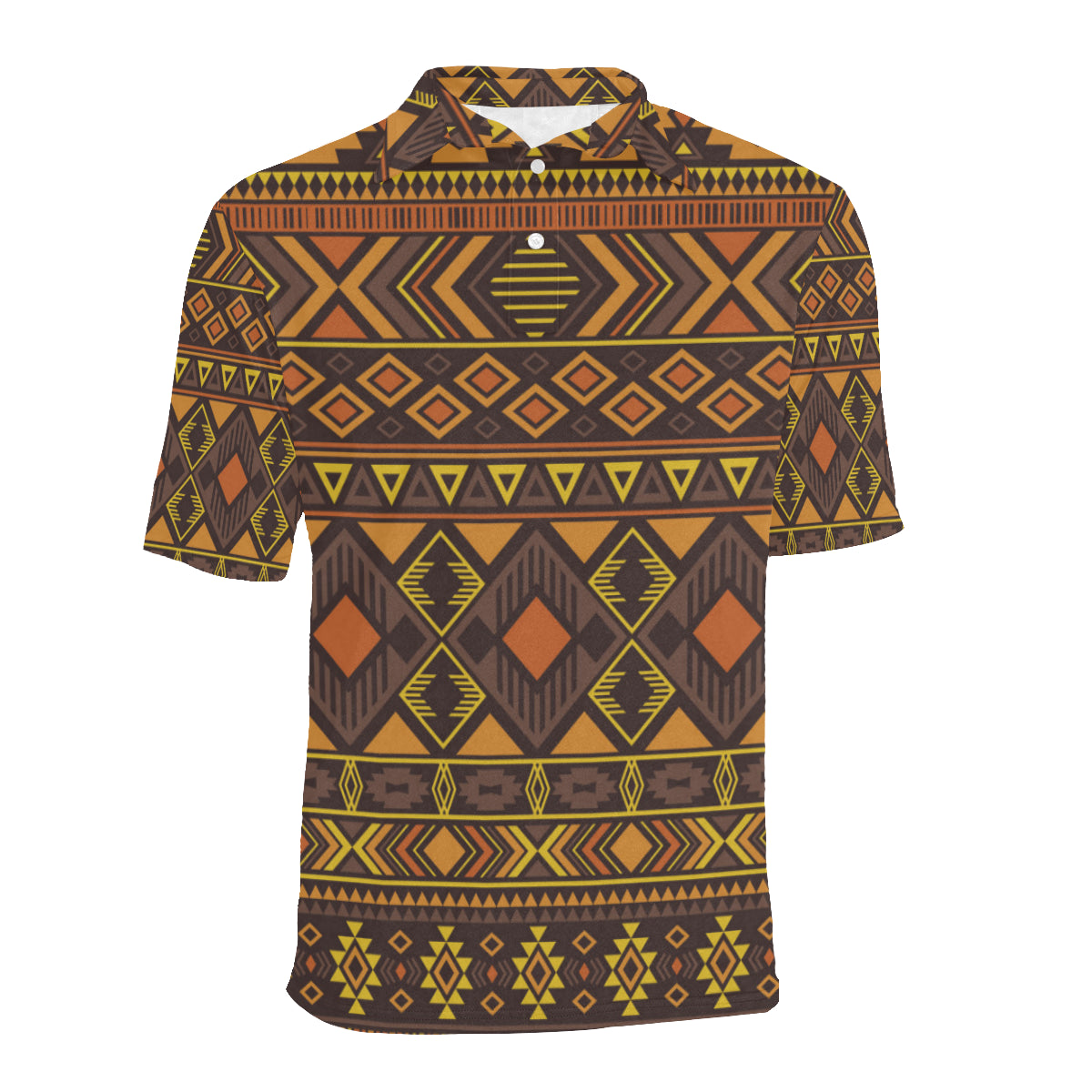 Navajo Pattern Print Design A06 Men Polo Shirt
