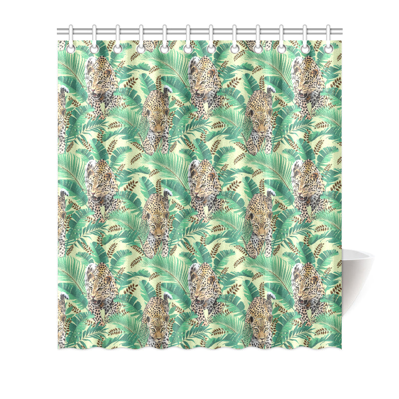 Leopard Pattern Print Design 03 Shower Curtain