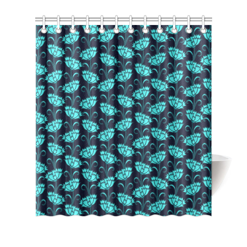 Carnations Pattern Print Design CN06 Shower Curtain
