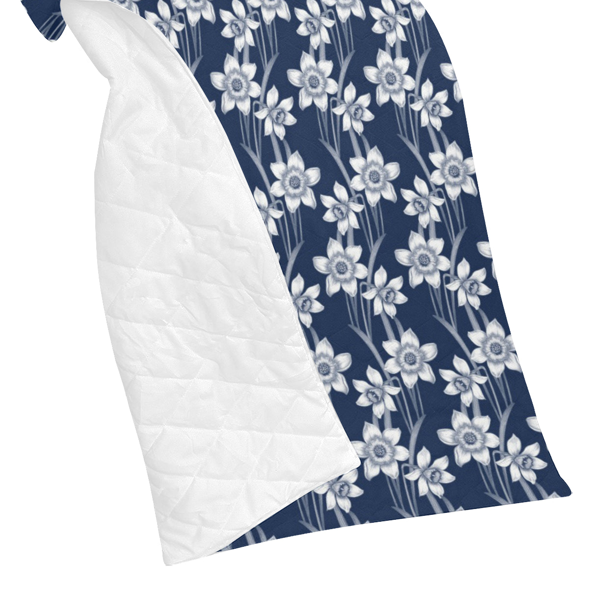 Daffodils Pattern Print Design DF09 Premium Quilt