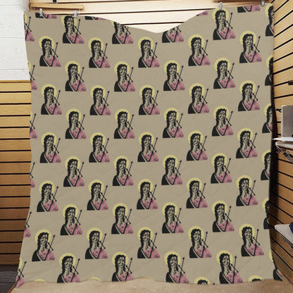 Christian Pattern Print Design 04 Premium Quilt
