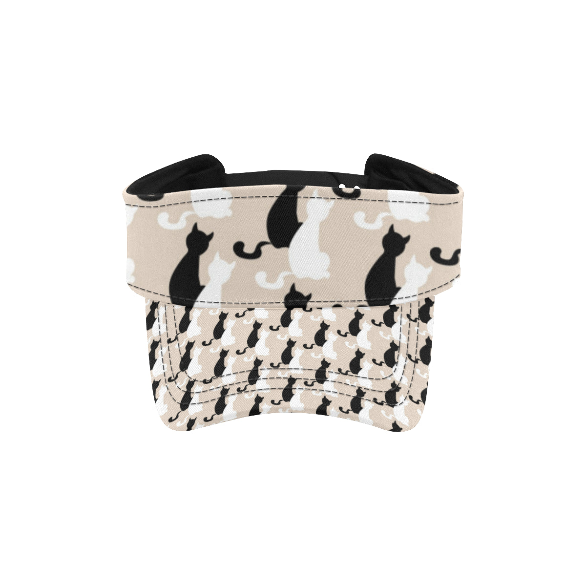 Cat Pattern Print Design 04 Unisex Sun Visor