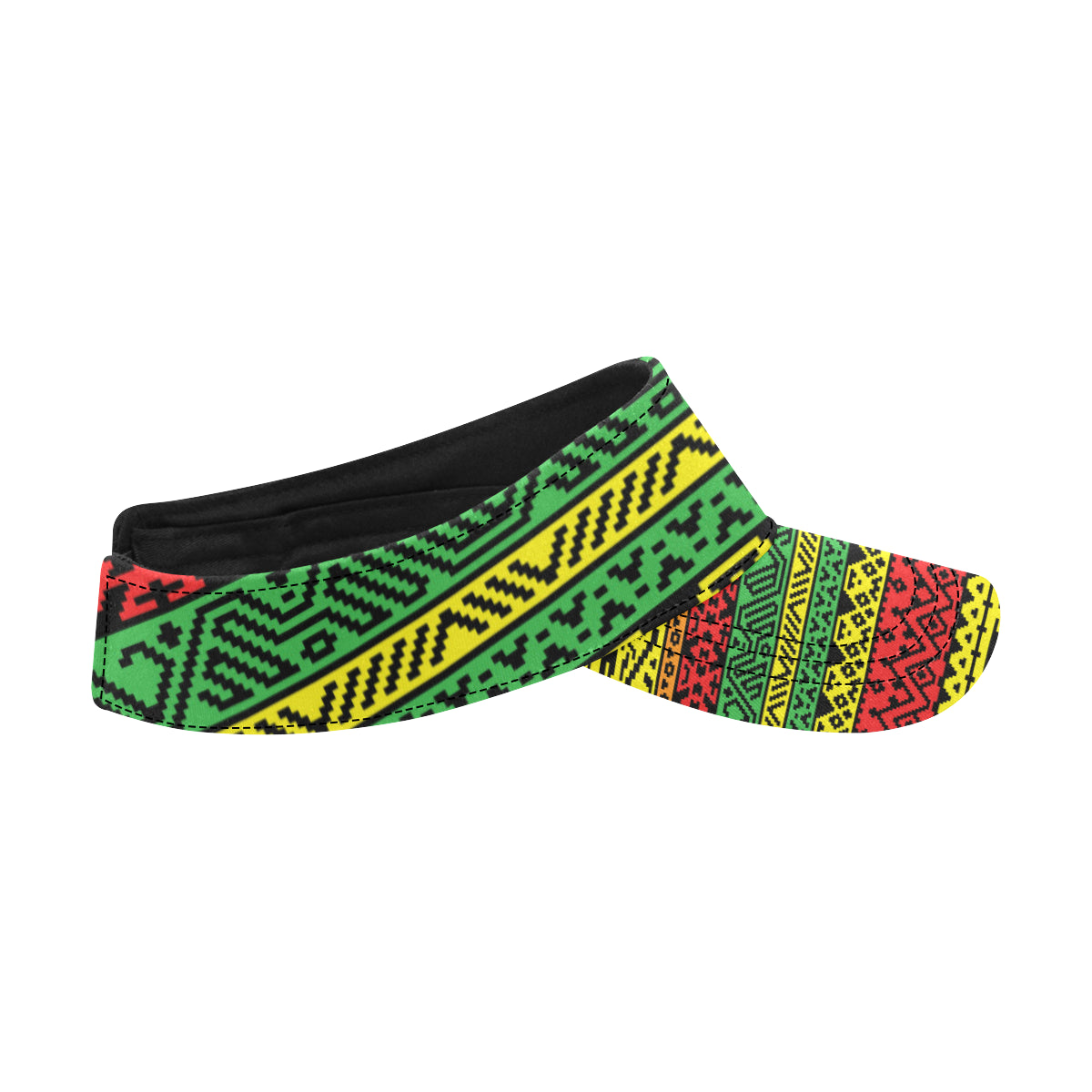 Rastafarian Pattern Print Design A02 Unisex Sun Visor