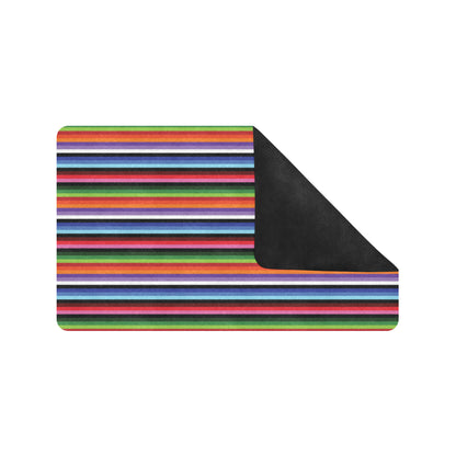 Serape Design Rubber Doormat