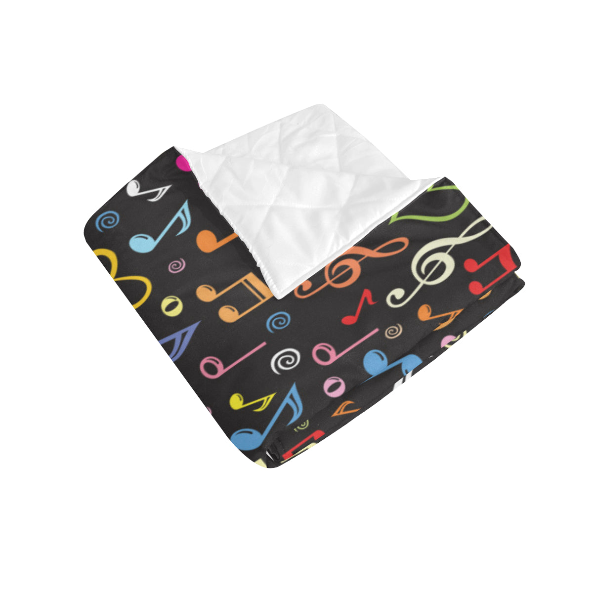 Music note Pattern Print Design A01 Premium Quilt