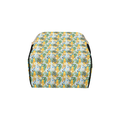 Parrot Pattern Print Design A04 Diaper Bag Backpack