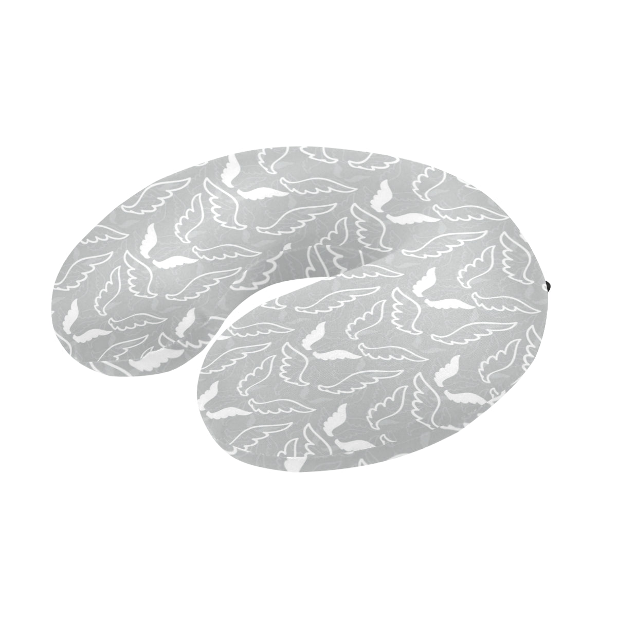 Angel Wings Pattern Print Design 01 U-Shaped Travel Neck Pillow