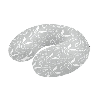 Angel Wings Pattern Print Design 01 U-Shaped Travel Neck Pillow