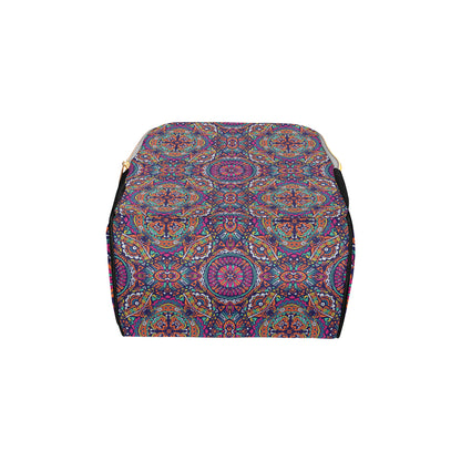 Boho Pattern Print Design 06 Diaper Bag Backpack