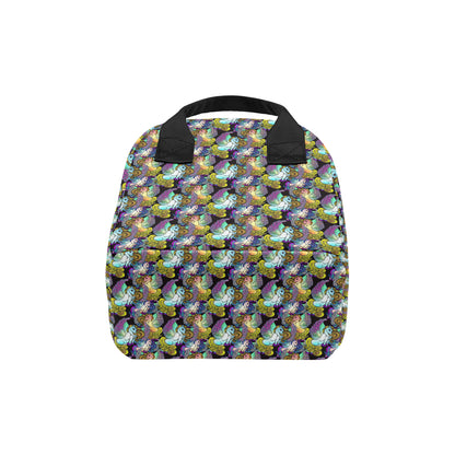 Unicorn With Wings Print Pattern Insulated Lunch Bag