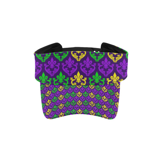 Mardi Gras Pattern Print Design 02 Unisex Sun Visor