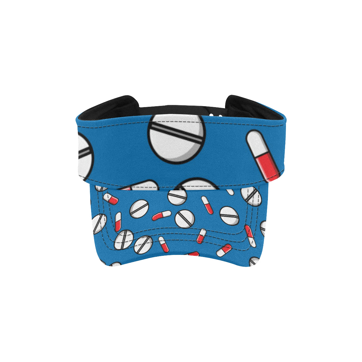 Pill Pattern Print Design A05 Unisex Sun Visor