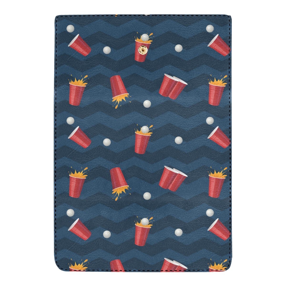 Beer Pong Pattern Print Design 01 Women's Trifold Wallet