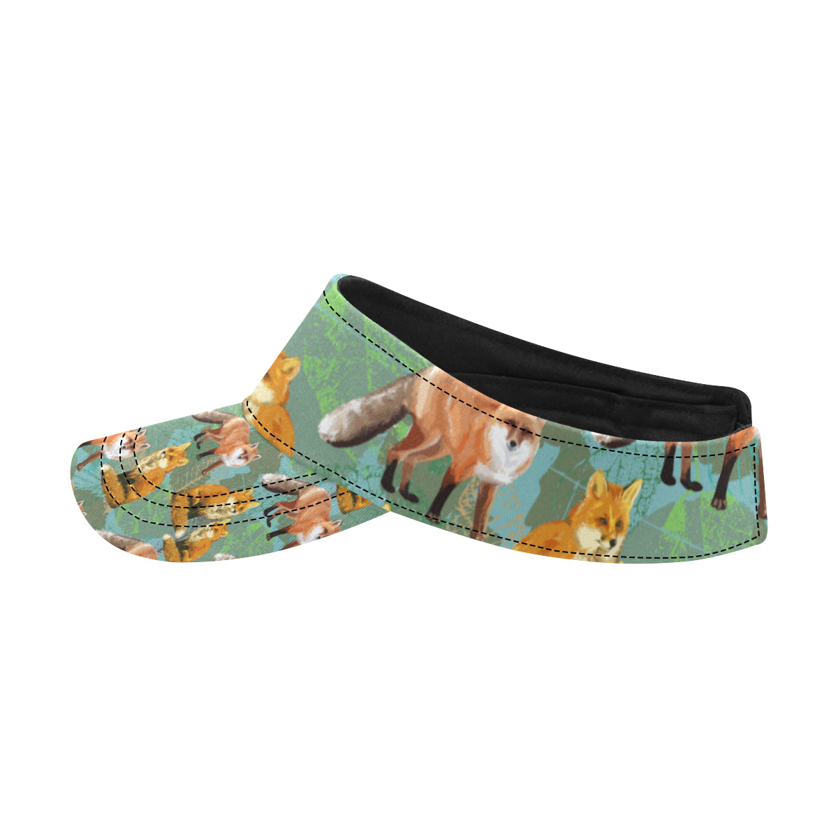 Fox Autumn leaves Themed Unisex Sun Visor