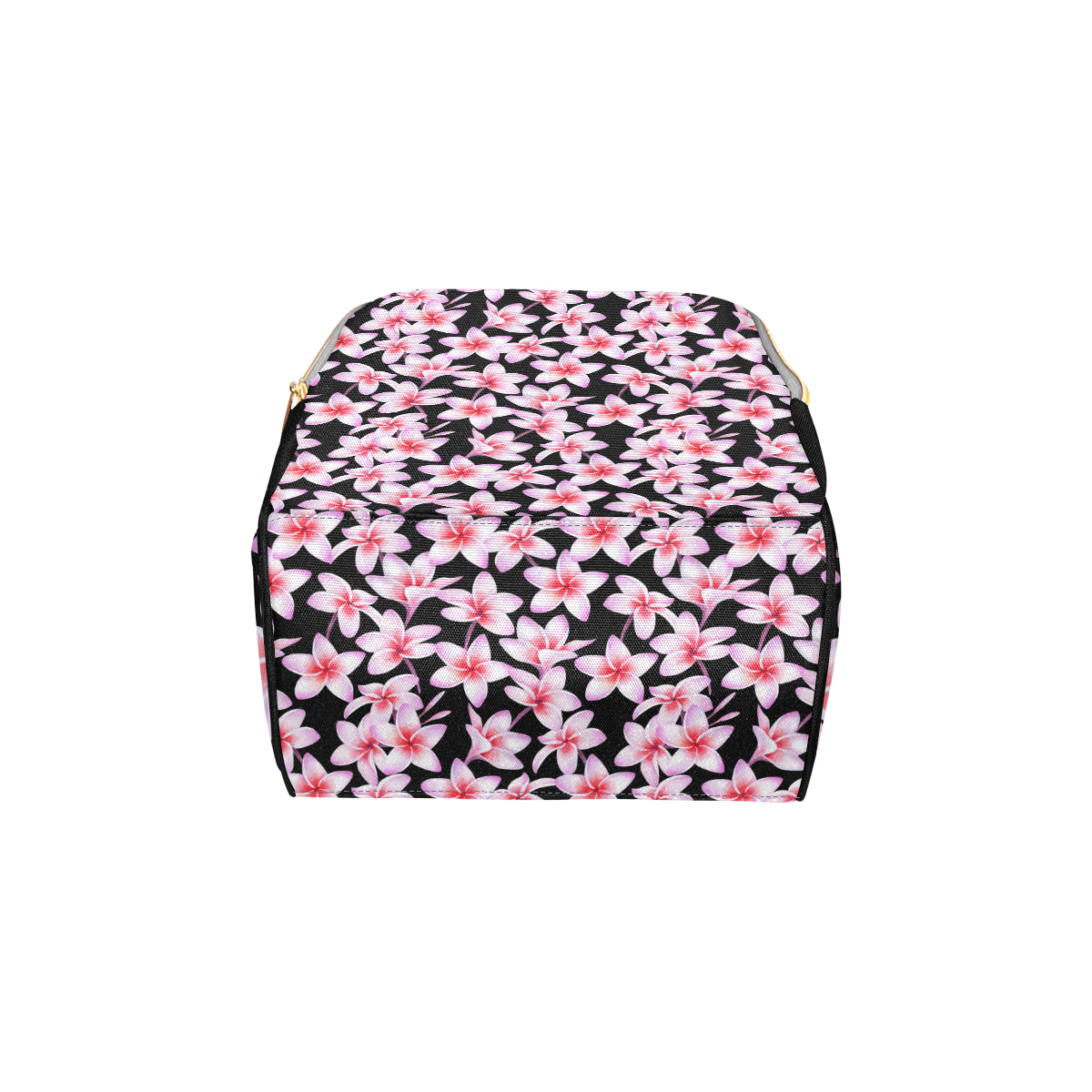 Pink Plumeria Pattern Print Design PM09 Diaper Bag Backpack
