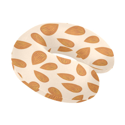Almond Pattern Print Design 03 U-Shaped Travel Neck Pillow