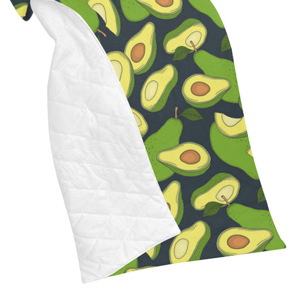 Avocado Pattern Print Design AC013 Premium Quilt