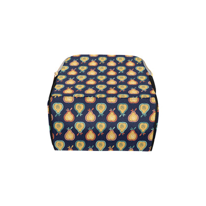 Pear Pattern Print Design PE03 Diaper Bag Backpack