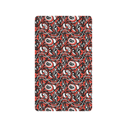Native North American Themed Print Rubber Doormat