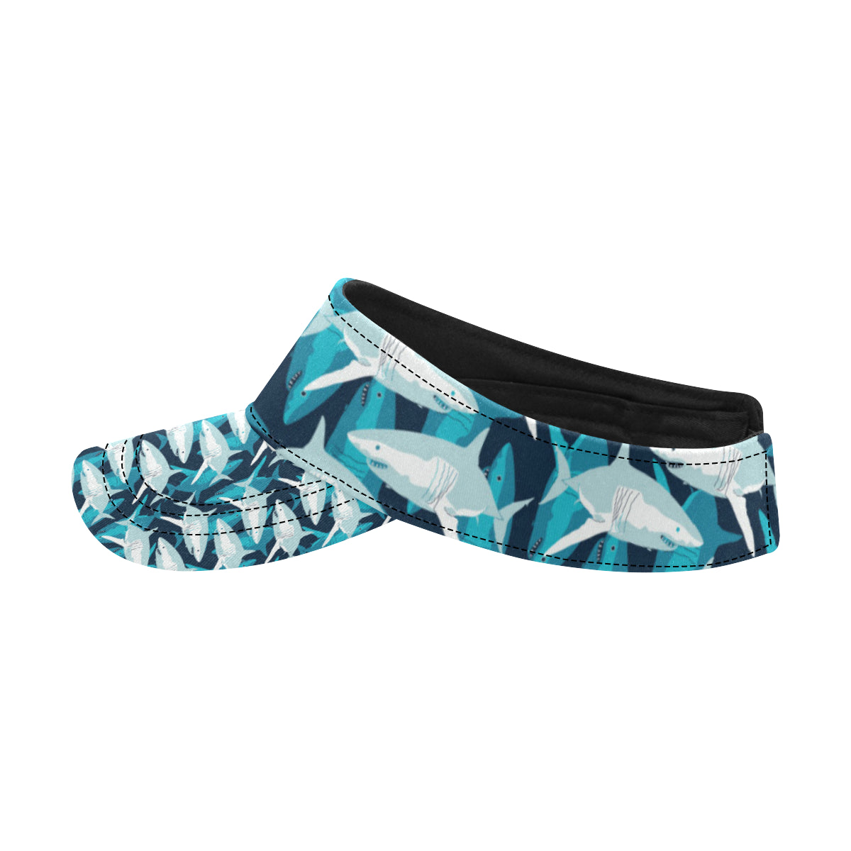 Shark Design Print Unisex Sun Visor