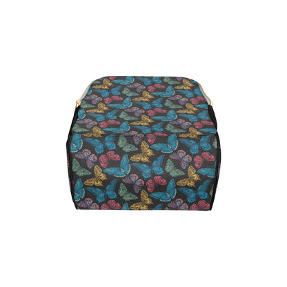 Butterfly Mandala Style Diaper Bag Backpack
