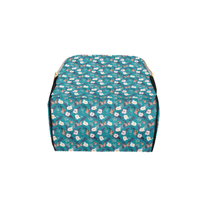 Butterfly Pattern Print Design 012 Diaper Bag Backpack