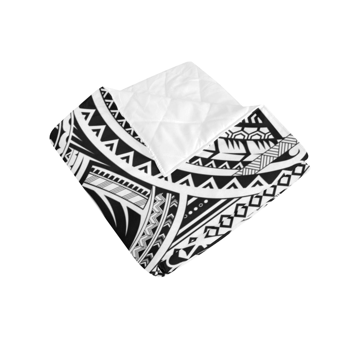 Maori Pattern Print Design 06 Premium Quilt