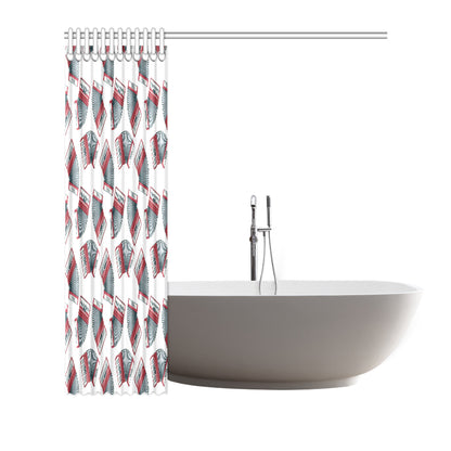 Accordion Pattern Print Design 03 Shower Curtain