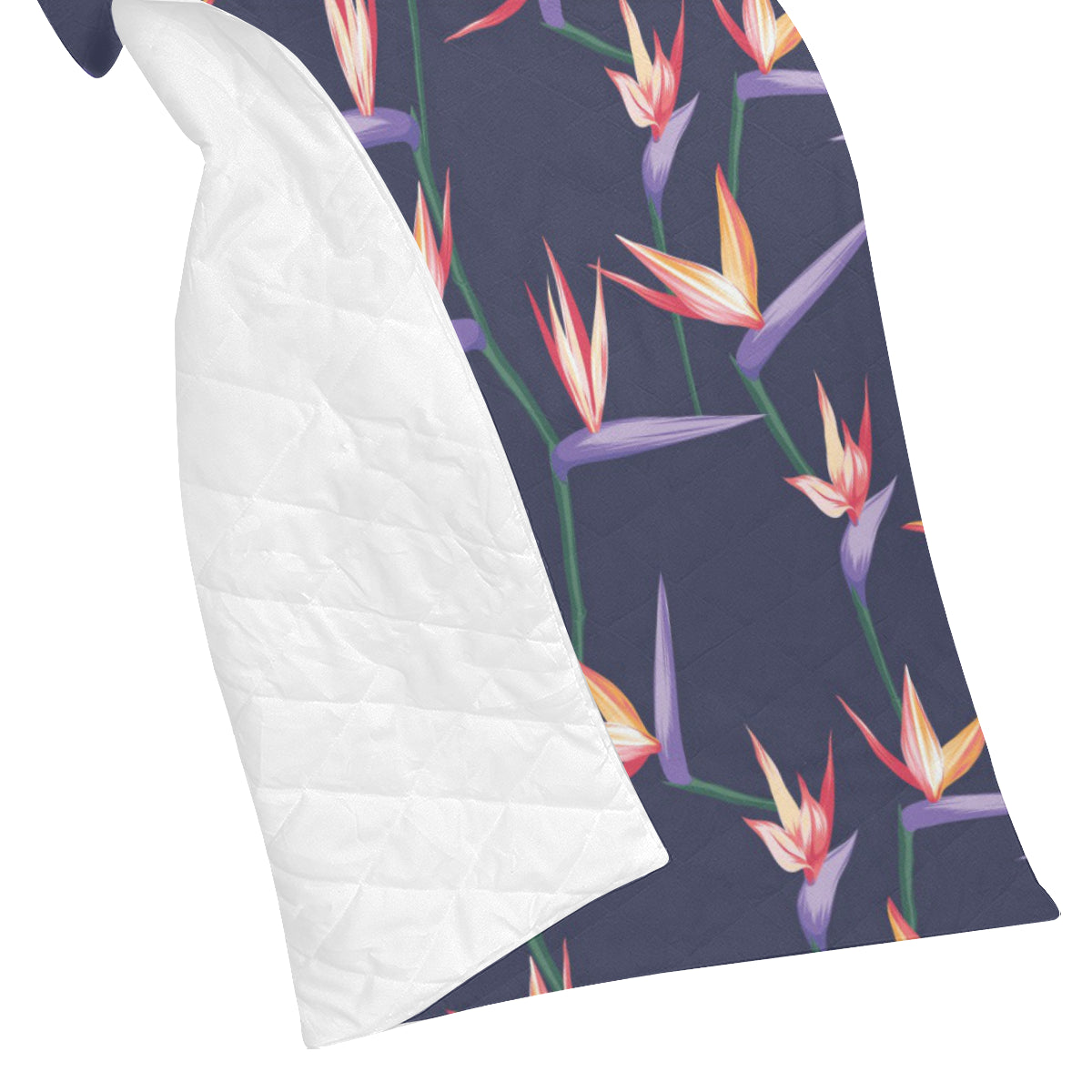 Bird Of Paradise Pattern Print Design BOP015 Premium Quilt