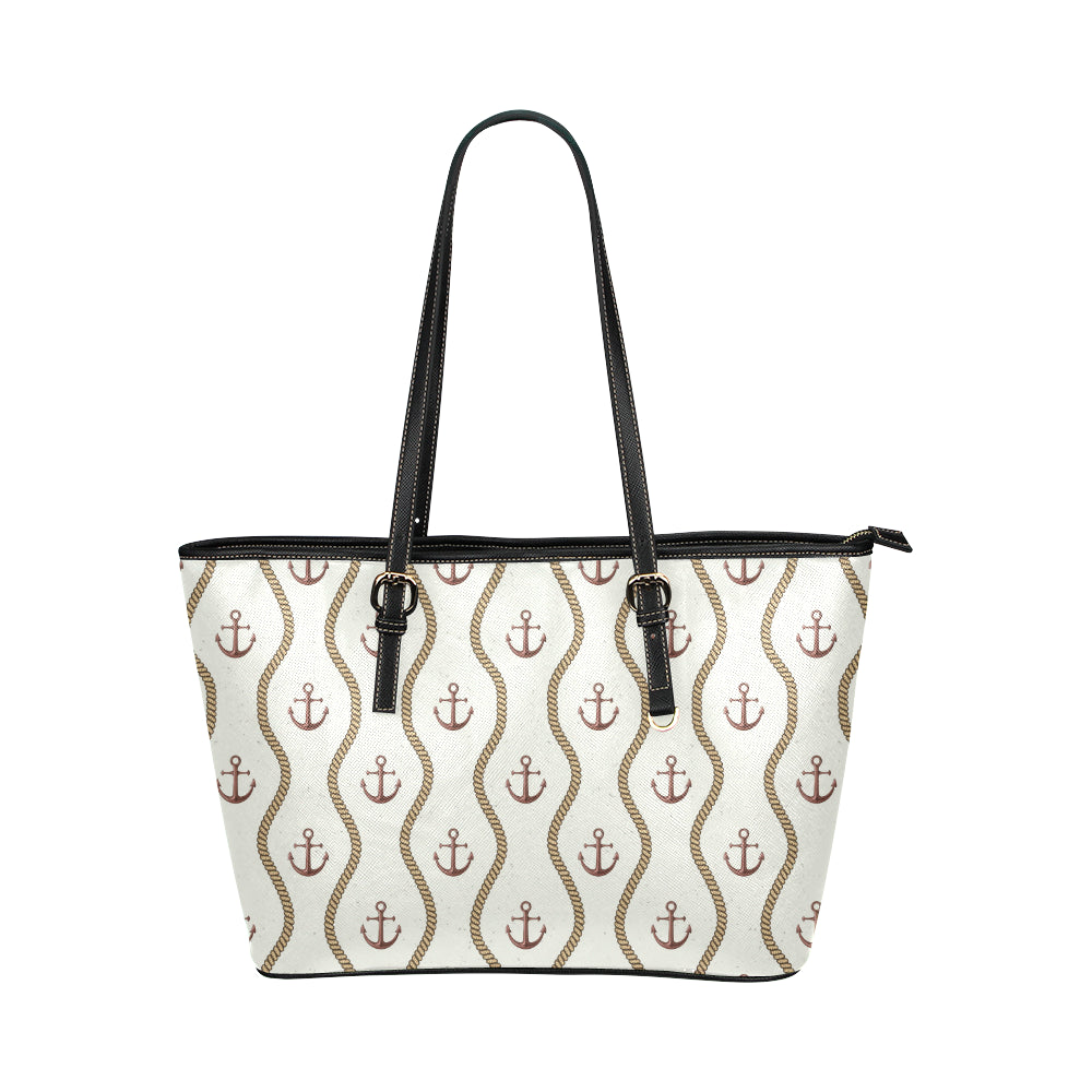 Anchor Classic Leather Tote Bag