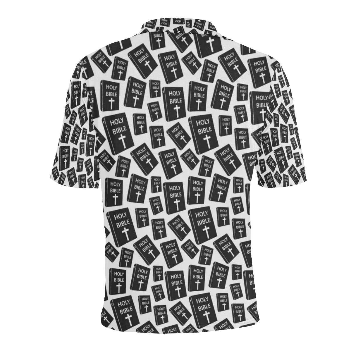 Christian Holy Bible Book Pattern Men Polo Shirt