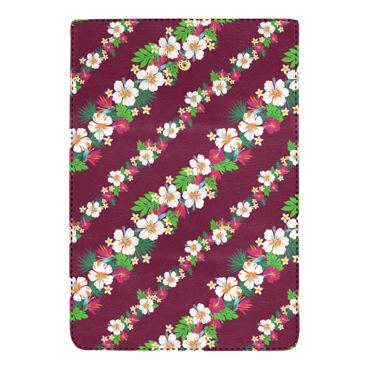 Hawaiian Themed Pattern Print Design H06 Women's Trifold Wallet