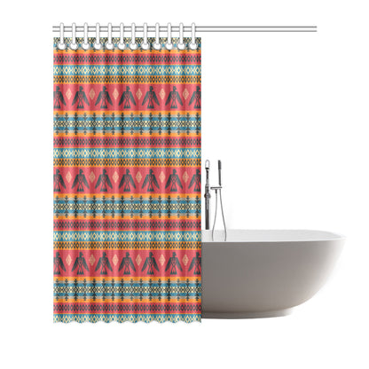 Eagles Native American Design Shower Curtain