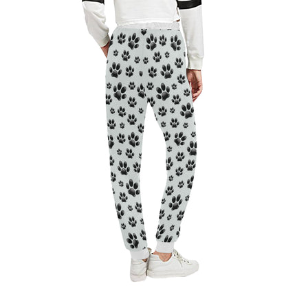 Paw Themed Print Unisex Sweatpants
