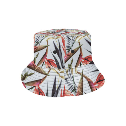 Tropical Flower Pattern Print Design TF021 Unisex Bucket Hat