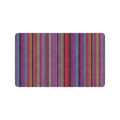 Serape Stripe Print Rubber Doormat